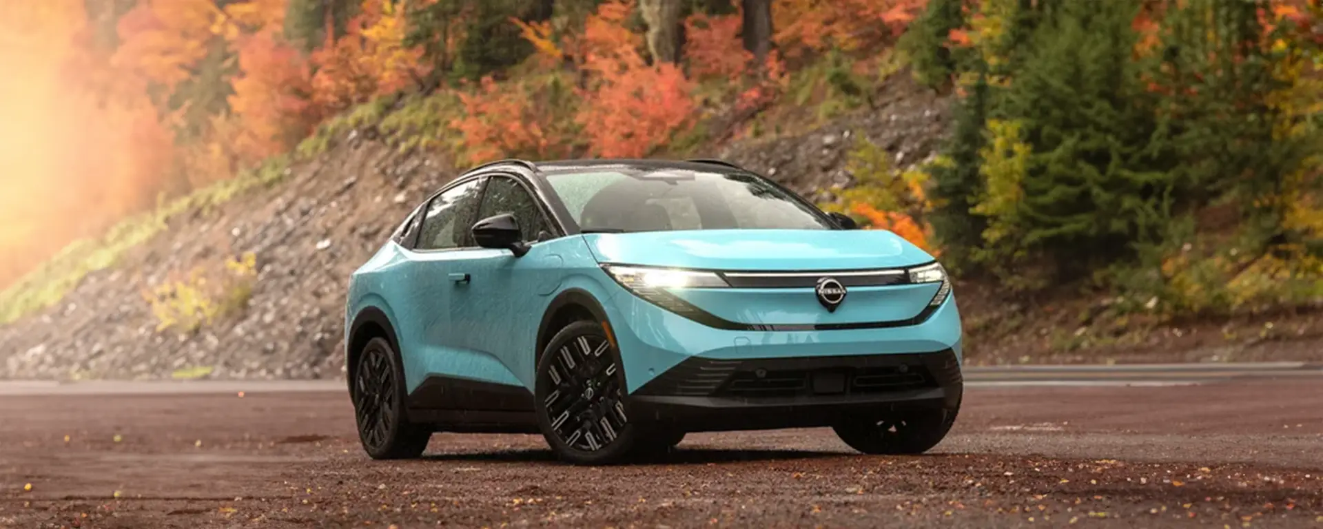 Nuova Nissan Leaf 2026 vista frontale – auto elettrica Nissan