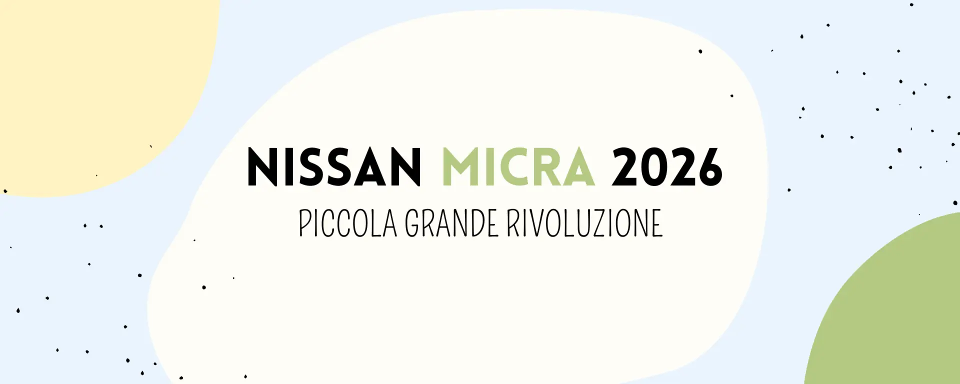 "Nuova Nissan Micra 2026 ibrida frontale sportivo - city car compatta design moderno"