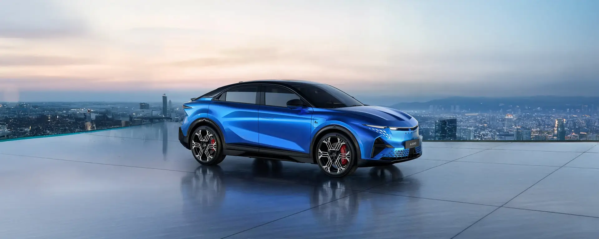 Première Alpine A390 nella nuova sede Borsoi di Treviso – inaugurazione polo Alpine